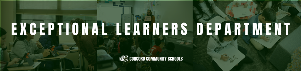 Exceptional Learners Department Header